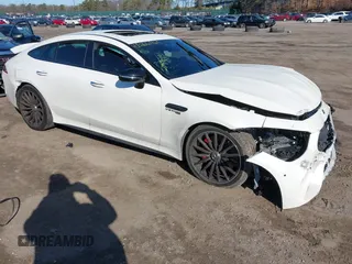2019 Mercedes-Benz AMG GT 63 z VIN WDD7X8JB1KA005770, wystawiony jako IAAI lot #41866461 z przebiegiem 22 140 mil mil oraz . Historia ofert i sprzedaży dostępna na DreamBid. Obrazek 1.