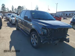 2018 Ford F-150 XL with VIN 1FTEW1C56JKG06037, listed as a IAAI auction lot 41491582 with 1 mi miles. Bid and sale history available at carsss.com. Image 1.