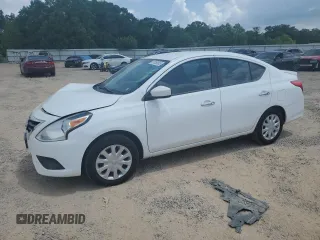 2019 Nissan Versa SV z VIN 3N1CN7AP8KL840412, wystawiony jako Copart lot #57058895 z przebiegiem 52 322 mil mil oraz Szkoda całkowita • Salvage title. Historia ofert i sprzedaży dostępna na DreamBid. Obrazek 1.