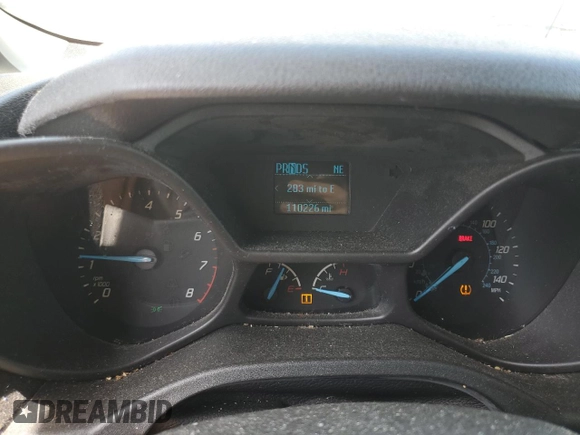 2015 Ford Transit Connect XLT with VIN NM0GE9F78F1197959, listed as a Copart auction lot 54489075 with 110,226 mi miles and Clean title. Bid and sale history available at DreamBid. Image 9.