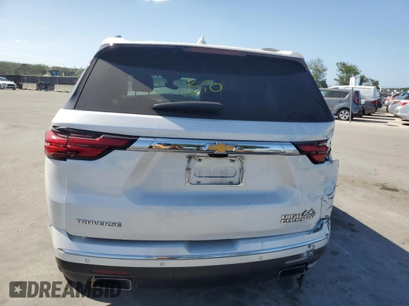 2022 Chevrolet Traverse High Country with VIN 1GNERNKW1NJ174405, listed as a Copart auction lot 55285865 with 257,205 mi miles and Non repairable. Bid and sale history available at DreamBid. Image 6.