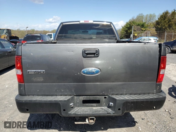 2007 Ford F-150 XLT with VIN 1FTPX14597NA52942, listed as a Copart auction lot 52980215 with 149,889 mi miles and Salvage Title. Bid and sale history available at carsss.com. Image 6.