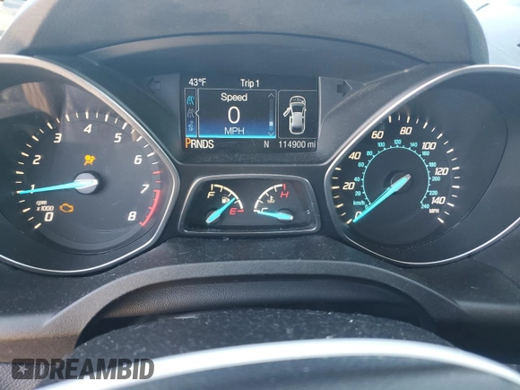 2016 Ford Escape SE with VIN 1FMCU9GX1GUC24692, listed as a Copart auction lot 88102815 with 114,900 mi miles and Salvage Title. Bid and sale history available at DreamBid. Image 9.
