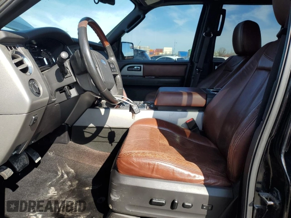 2013 Ford Expedition EL XLT with VIN 1FMJK1J52DEF23233, listed as a Copart auction lot 46584265 with 197,999 mi miles and Salvage Title. Bid and sale history available at carsss.com. Image 7.