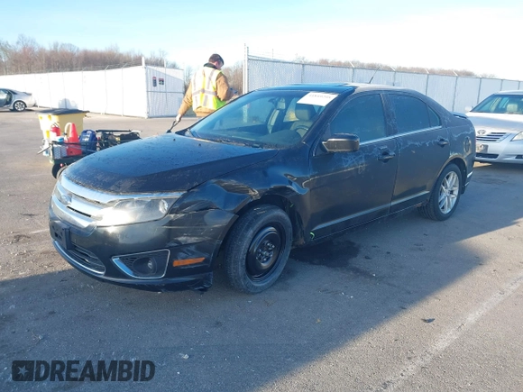 2010 Ford Fusion SEL with VIN 3FAHP0JA5AR174143, listed as a IAAI auction lot 41849295 with 165,544 mi miles. Bid and sale history available at carsss.com. Image 2.