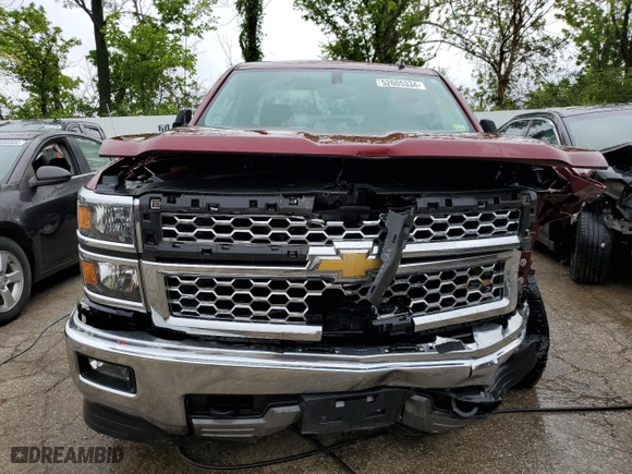 2014 Chevrolet Silverado 1500 LT with VIN 1GCRCREC1EZ322817, listed as a Copart auction lot 52605334 with 212,869 mi miles and Salvage Title. Bid and sale history available at carsss.com. Image 5.