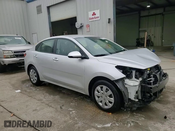 2023 Kia Rio LX with VIN 3KPA24AD2PE600513, listed as a Copart auction lot 85476444 with 17,164 mi miles and Salvage Title. Bid and sale history available at carsss.com. Image 14.