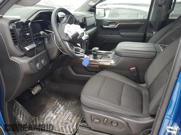 2024 Chevrolet Silverado 1500 RST with VIN 1GCPADED5RZ186884, listed as a Copart auction lot 47168455 with 15,515 mi miles and Salvage Title. Bid and sale history available at carsss.com. Image 7.