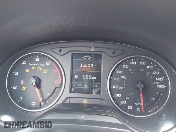 2015 Audi A3 1.8T Premium with VIN WAU6CLFF8F1121096, listed as a IAAI auction lot 42038667 with 178,994 mi miles. Bid and sale history available at carsss.com. Image 7.