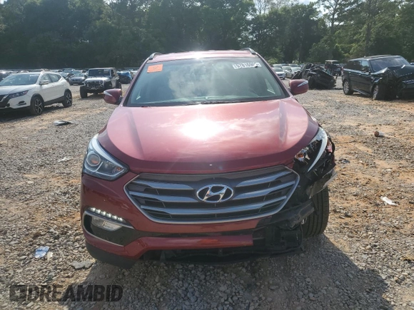 2017 Hyundai Santa Fe 2.4L with VIN 5XYZU3LB6HG415081, listed as a Copart auction lot 57816905 with 96,273 mi miles and Salvage title. Bid and sale history available at DreamBid. Image 5.