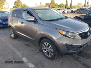 2014 Kia Sportage LX with VIN KNDPB3ACXE7618816, listed as a IAAI auction lot 41987519 with 39,369 mi miles. Bid and sale history available at carsss.com. Image 1.
