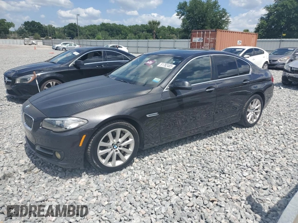 2016 BMW 5 Series 535i with VIN WBA5B1C55GG134255, listed as a Copart auction lot 51782485 with 126,992 mi miles and Clean Title. Bid and sale history available at DreamBid. Image 1.