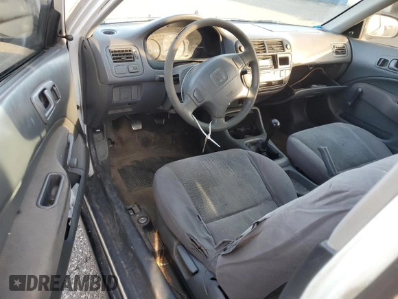 1996 Honda Civic DX with VIN 1HGEJ6121TL075199, listed as a Copart auction lot 89341435 with 320,621 mi miles and Salvage Title. Bid and sale history available at carsss.com. Image 8.