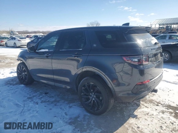2021 Land Rover Discovery Sport S R-Dynamic with VIN SALCT2FX3MH898064, listed as a Copart auction lot 44925915 with 29,097 mi miles and Salvage Title. Bid and sale history available at carsss.com. Image 2.