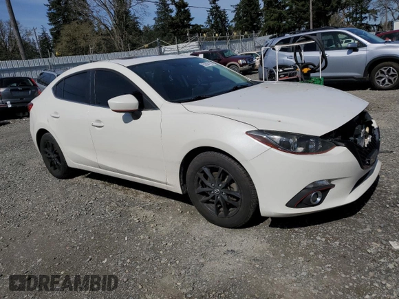 2016 Mazda Mazda3 i Grand Touring with VIN JM1BM1X71G1299721, listed as a Copart auction lot 50304155 with 83,087 mi miles and Salvage Title. Bid and sale history available at carsss.com. Image 4.