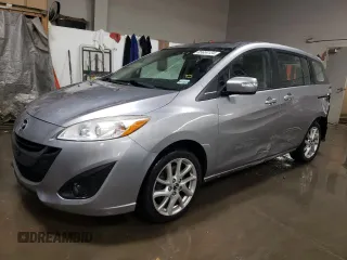 2015 Mazda Mazda5 Grand Touring with VIN JM1CW2DL9F0181734, listed as a Copart auction lot 85604134 with 136,917 mi miles and Salvage Title. Bid and sale history available at carsss.com. Image 1.