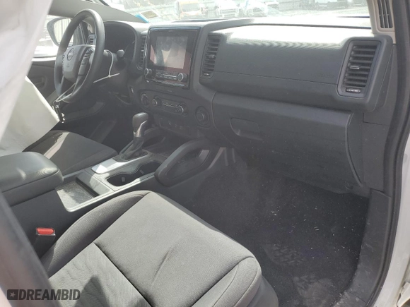 2022 Nissan Frontier S with VIN 1N6ED1CM5NN623040, listed as a Copart auction lot 49469315 with 57,510 mi miles and Salvage Title. Bid and sale history available at carsss.com. Image 8.