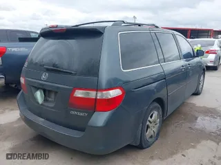 2005 Honda Odyssey EX-L with VIN 5FNRL38705B118740, listed as a IAAI auction lot 41912999 with 195,446 mi miles. Bid and sale history available at carsss.com. Image 4.