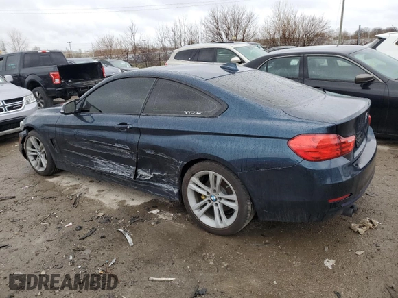 2015 BMW 4 Series 428i xDrive z VIN WBA3N5C5XFK198714, wystawiony jako Copart lot #49602865 z przebiegiem 100 664 mil mil oraz Szkoda całkowita • Salvage title. Historia ofert i sprzedaży dostępna na DreamBid. Obrazek 2.