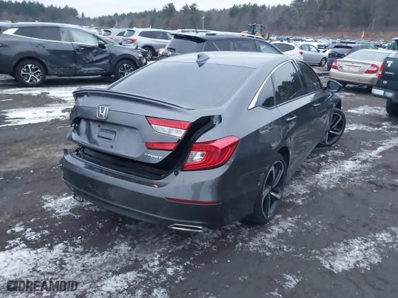 2020 Honda Accord Sedan Sport with VIN 1HGCV1F36LA121752, listed as a IAAI auction lot 41307676 with 78,347 mi miles. Bid and sale history available at carsss.com. Image 4.