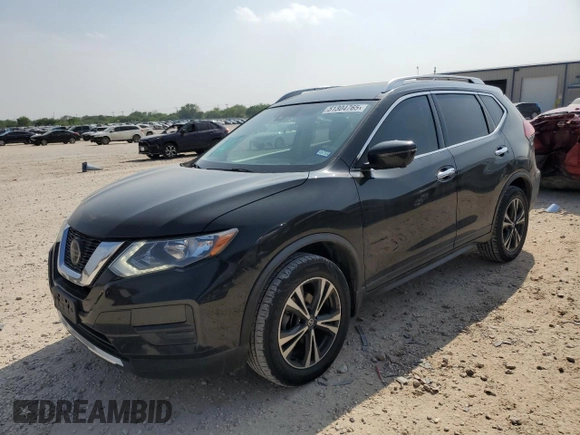 2019 Nissan Rogue SV with VIN JN8AT2MV4KW384334, listed as a Copart auction lot 51304765 with 90,144 mi miles and Salvage Title. Bid and sale history available at carsss.com. Image 1.