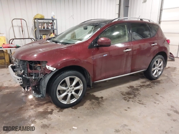 2012 Nissan Murano S with VIN JN8AZ1MW2CW237254, listed as a IAAI auction lot 41119158 with 66,474 mi miles. Bid and sale history available at carsss.com. Image 17.