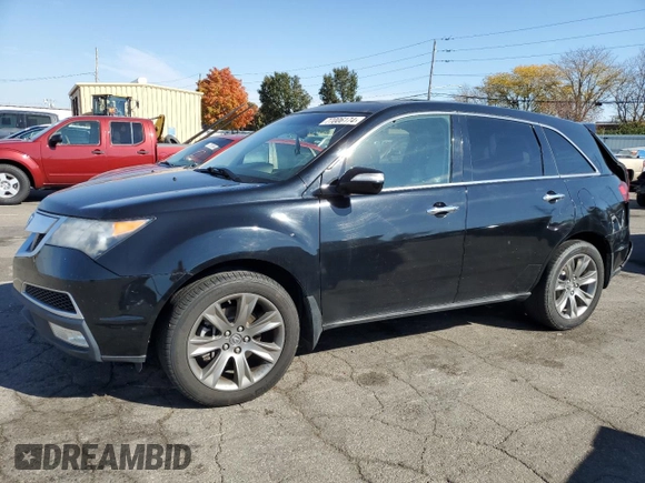 2010 Acura MDX Advance with VIN 2HNYD2H53AH533597, listed as a Copart auction lot 77006174 with 123,981 mi miles and Salvage Title. Bid and sale history available at DreamBid. Image 1.