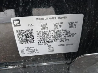 2024 Buick Encore GX Sport Touring с VIN KL4AMESL1RB209272, выставлен на аукционе IAAI как лот 41646448 с пробегом 20 797 миль миль и . История ставок и продаж доступна на DreamBid. Изображение 9.