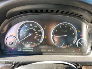 2014 BMW 5 Series 535i with VIN WBA5B1C58ED481559, listed as a Copart auction lot 51527985 with 121,887 mi miles and Salvage Title. Bid and sale history available at carsss.com. Image 9.