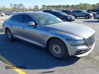 2022 Genesis G80 2.5T with VIN KMTGB4SC8NU104440, listed as a IAAI auction lot 41872083 with 35,871 mi miles. Bid and sale history available at carsss.com. Image 1.