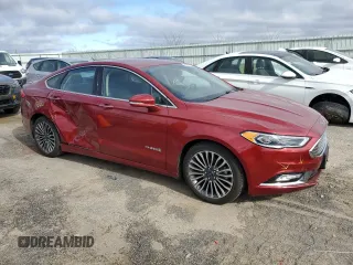 2018 Ford Fusion Hybrid Titanium with VIN 3FA6P0RU6JR177624, listed as a Copart auction lot 54309355 with 105,299 mi miles and Clean Title. Bid and sale history available at carsss.com. Image 4.