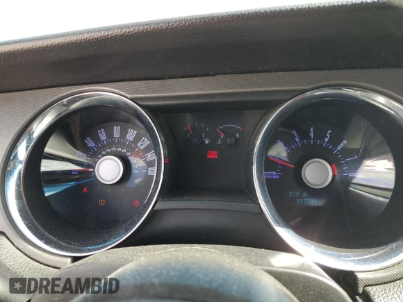 2012 Ford Mustang V6 with VIN 1ZVBP8EM0C5225036, listed as a Copart auction lot 48877375 with 117,791 mi miles and Non Repairable. Bid and sale history available at carsss.com. Image 9.