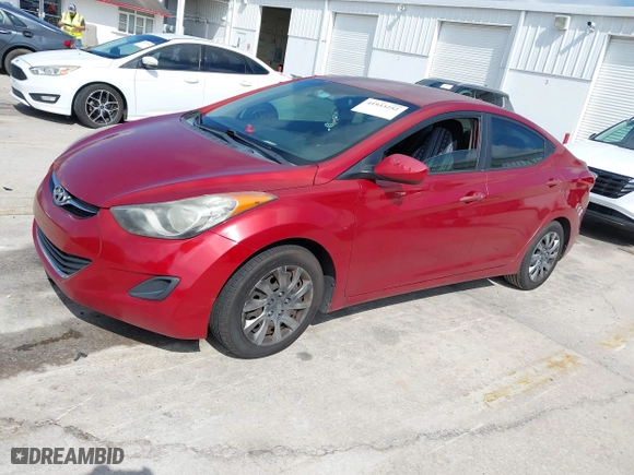 2012 Hyundai Elantra GLS with VIN KMHDH4AE8CU466814, listed as a IAAI auction lot 41933252 with 134,640 mi miles. Bid and sale history available at carsss.com. Image 17.