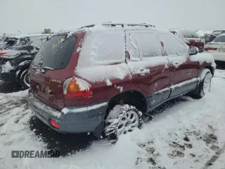 2002 Hyundai Santa Fe GLS with VIN KM8SC73D82U229282, listed as a Copart auction lot 82037604 with Not Provided miles and Salvage Title. Bid and sale history available at carsss.com. Image 3.