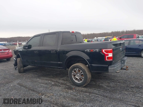 2018 Ford F-150 XL with VIN 1FTEW1E51JFC55334, listed as a IAAI auction lot 41485040 with 122,169 mi miles. Bid and sale history available at carsss.com. Image 14.