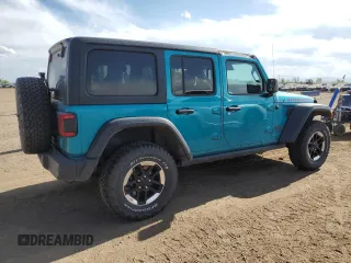 2020 Jeep Wrangler Unlimited Rubicon z VIN 1C4HJXFN2LW300085, wystawiony jako Copart lot #58085445 z przebiegiem 29 545 mil mil oraz Szkoda całkowita • Salvage title. Historia ofert i sprzedaży dostępna na DreamBid. Obrazek 3.