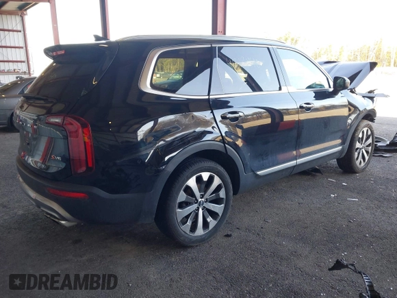 2020 Kia Telluride S with VIN 5XYP6DHC7LG032171, listed as a IAAI auction lot 41819840 with 112,572 mi miles and . Bid and sale history available at DreamBid. Image 4.
