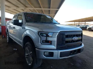2015 Ford F-150 XL with VIN 1FTEW1CP8FKE76982, listed as a IAAI auction lot 41709773 with 165,338 mi miles. Bid and sale history available at carsss.com. Image 1.