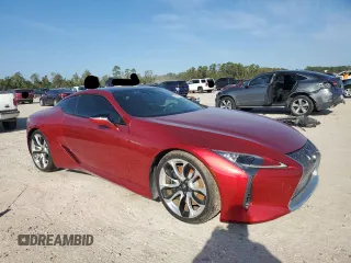 2022 Lexus LC with VIN JTHBP5AY7NA104717, listed as a Copart auction lot 80895404 with 0 mi miles and Non Repairable. Bid and sale history available at carsss.com. Image 4.