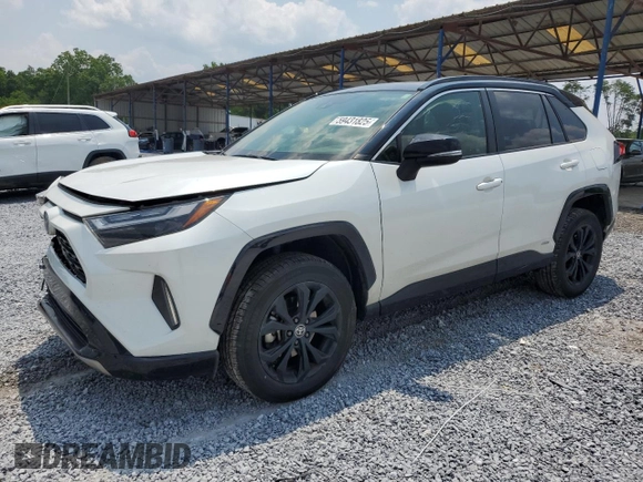 2023 Toyota RAV4 Hybrid XSE with VIN JTME6RFV2PJ035719, listed as a Copart auction lot 59431825 with 51,055 mi miles and Salvage title. Bid and sale history available at DreamBid. Image 1.