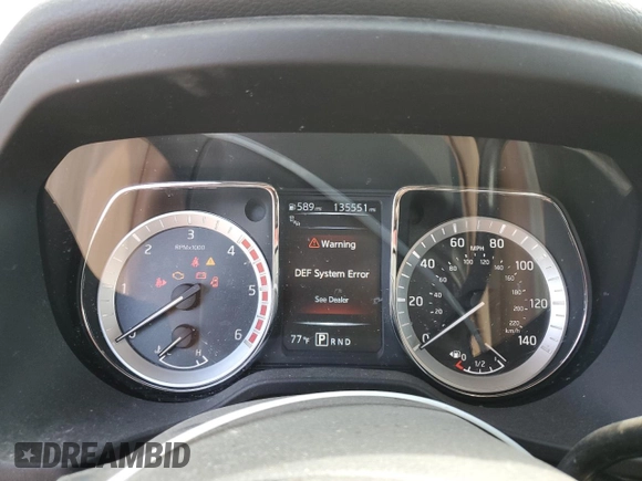 2016 Nissan Titan SL with VIN 1N6BA1F41GN510955, listed as a Copart auction lot 54020155 with 135,551 mi miles and Clean title. Bid and sale history available at DreamBid. Image 9.