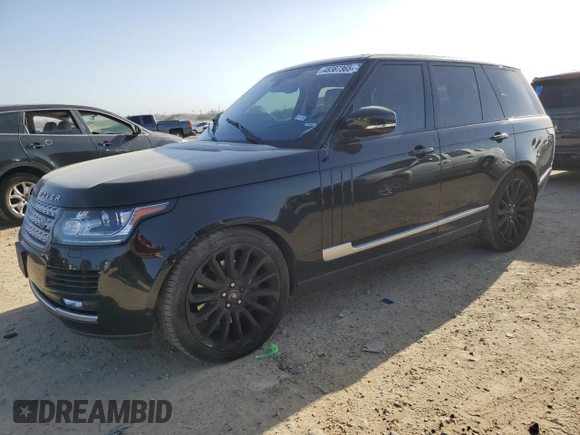 2016 Land Rover Range Rover Supercharged with VIN SALGS2EF7GA309334, listed as a Copart auction lot 48387365 with 115,745 mi miles and Clean title. Bid and sale history available at DreamBid. Image 1.