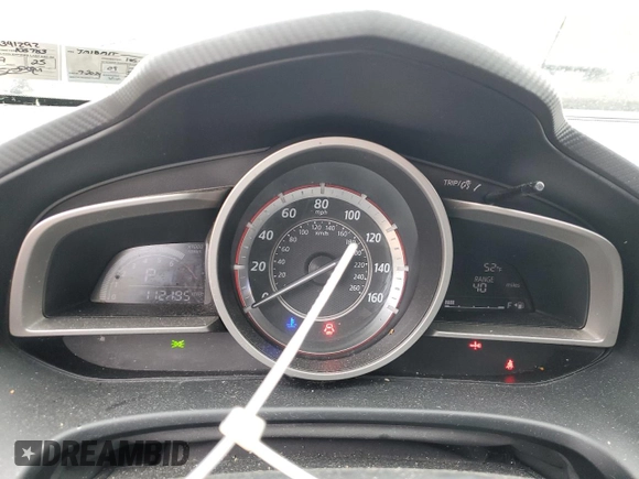 2016 Mazda 3 i Sport with VIN JM1BM1T7XG1341292, listed as a Copart auction lot 52744885 with 112,195 mi miles and Salvage Title. Bid and sale history available at DreamBid. Image 9.