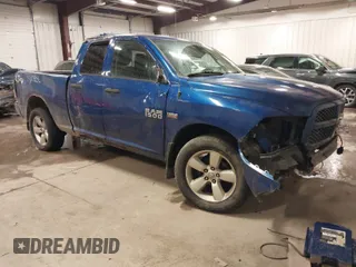 2014 Ram 1500 Express with VIN 1C6RR7FT3ES249192, listed as a IAAI auction lot 41576163 with 166,041 mi miles. Bid and sale history available at carsss.com. Image 1.