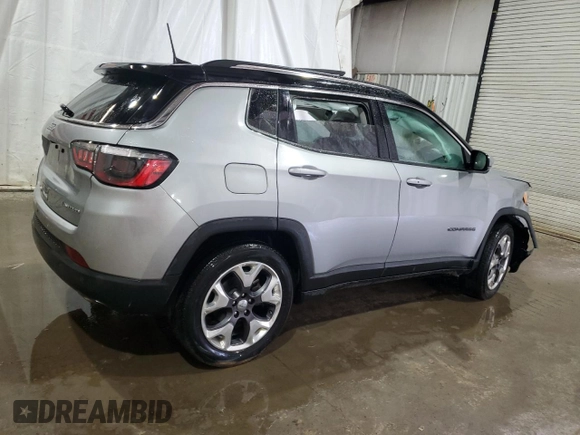 2021 Jeep Compass Limited z VIN 3C4NJCCB4MT605150, wystawiony jako Copart lot #63331525 z przebiegiem 57 791 mil mil oraz Szkoda całkowita • Salvage title. Historia ofert i sprzedaży dostępna na DreamBid. Obrazek 3.