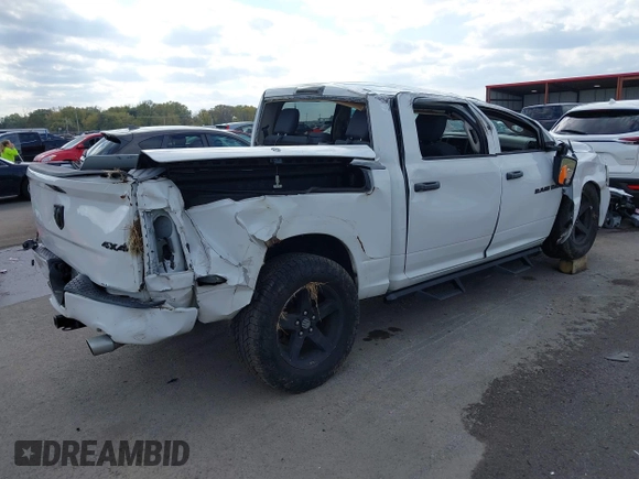 2012 Ram 1500 Express with VIN 1C6RD7KT9CS198783, listed as a IAAI auction lot 40729514 with 151,785 mi miles and . Bid and sale history available at DreamBid. Image 4.