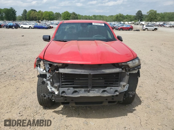 2024 Chevrolet Colorado 2WD Work Truck with VIN 1GCPSBEK8R1109537, listed as a Copart auction lot 53754195 with 30,124 mi miles and Salvage Title. Bid and sale history available at DreamBid. Image 5.