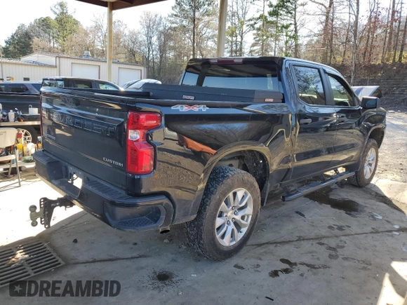 2023 Chevrolet Silverado 1500 Custom with VIN 3GCPDBEK0PG168722, listed as a Copart auction lot 48899655 with 80,007 mi miles and Salvage Title. Bid and sale history available at DreamBid. Image 3.