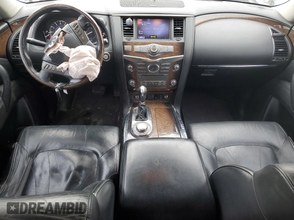 2012 Infiniti QX56 8-passenger with VIN JN8AZ2NC6C9317259, listed as a Copart auction lot 47020405 with 245,235 mi miles and Non Repairable. Bid and sale history available at carsss.com. Image 8.