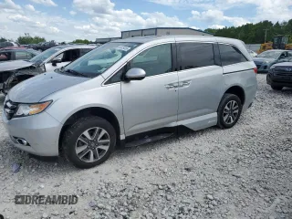2015 Honda Odyssey Touring Elite с VIN 5FNRL5H93FB041067, выставлен на аукционе Copart как лот 58329355 с пробегом 72 000 миль миль и Списание • Salvage title. История ставок и продаж доступна на DreamBid. Изображение 1.